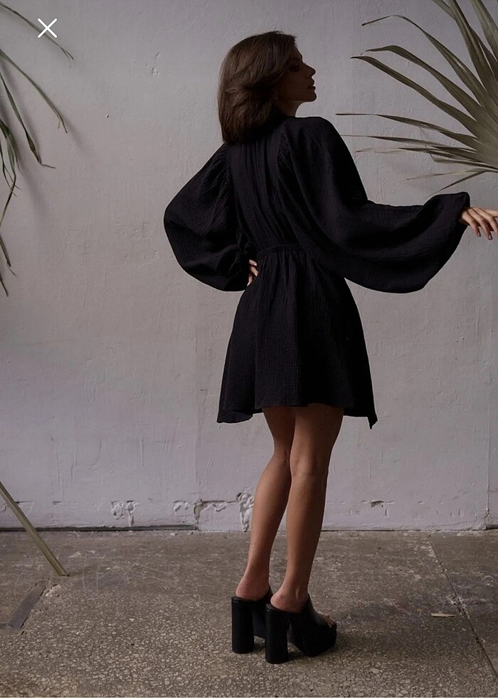 Müslin elbise - Görsel 3