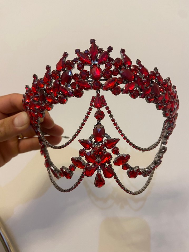 Kırmızı Gelin Taçı - Görsel 5