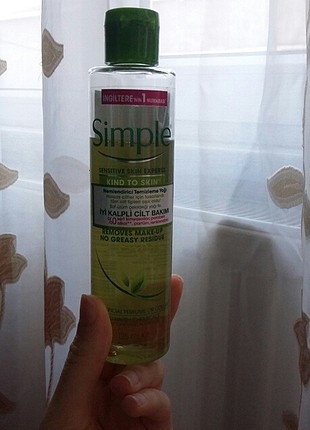 Simple makyaj temizleme yağı