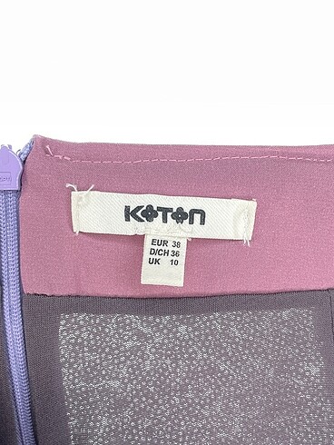 38 Beden pembe Renk Koton Mini Etek %70 İndirimli.