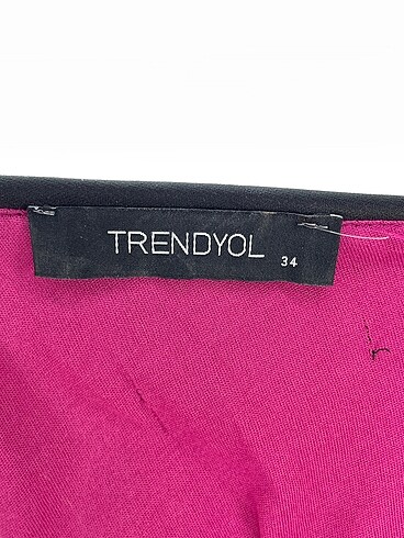 36 Beden bordo Renk Trendyol & Milla Kalem Elbise %70 İndirimli.