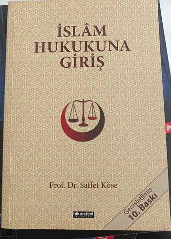 İslam Hukukuna Giriş - Prof. Dr. Saffet Köse