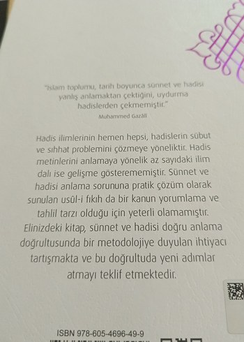 Sünnet ve Hadisin Anlaşılması Kitabı - Görsel 2