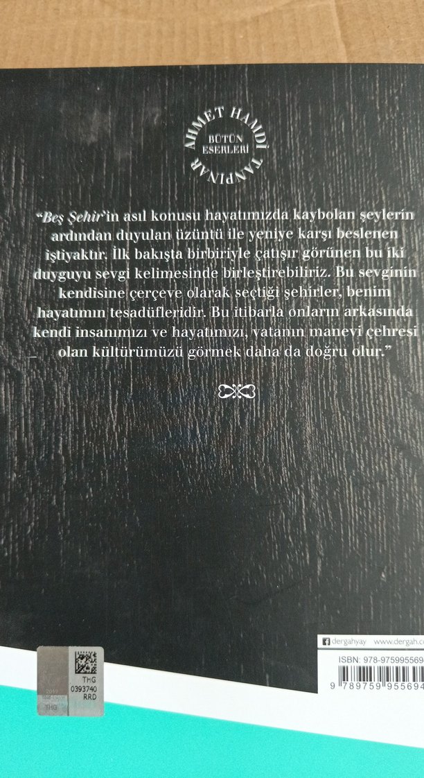 Beş Şehir - Ahmet Hamdi Tanpınar - Görsel 3