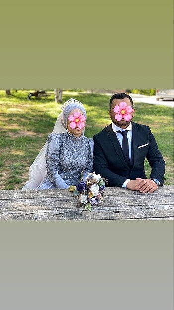 36 Beden gri Renk Nişanlık