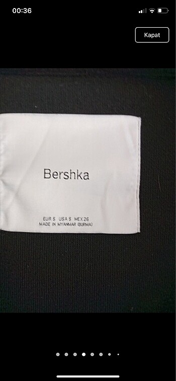 s Beden Bershka kaban