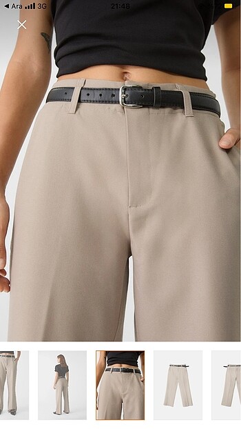 32 Beden camel Renk stradivarius smart pantolon