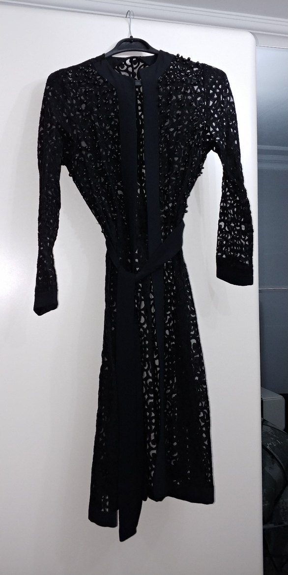 hanzade marka 1 besen siyah incili kap - Görsel 3