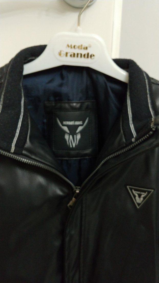 Siyah Deri Biker Ceket - Görsel 2