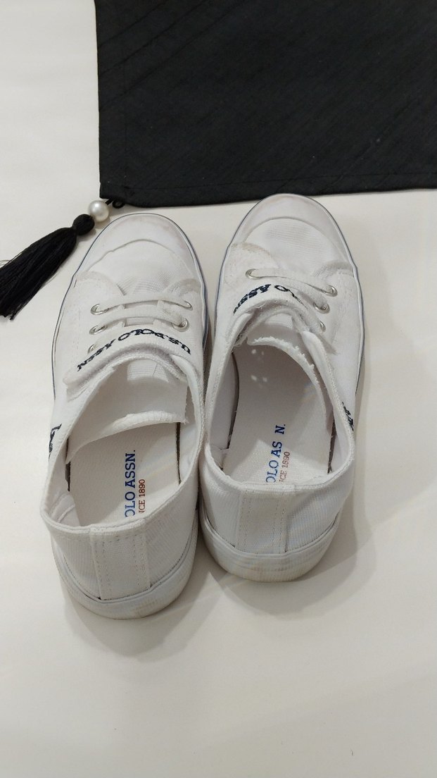 Beyaz Erkek Çocuk Spor Ayakkabı Velcro - Görsel 5