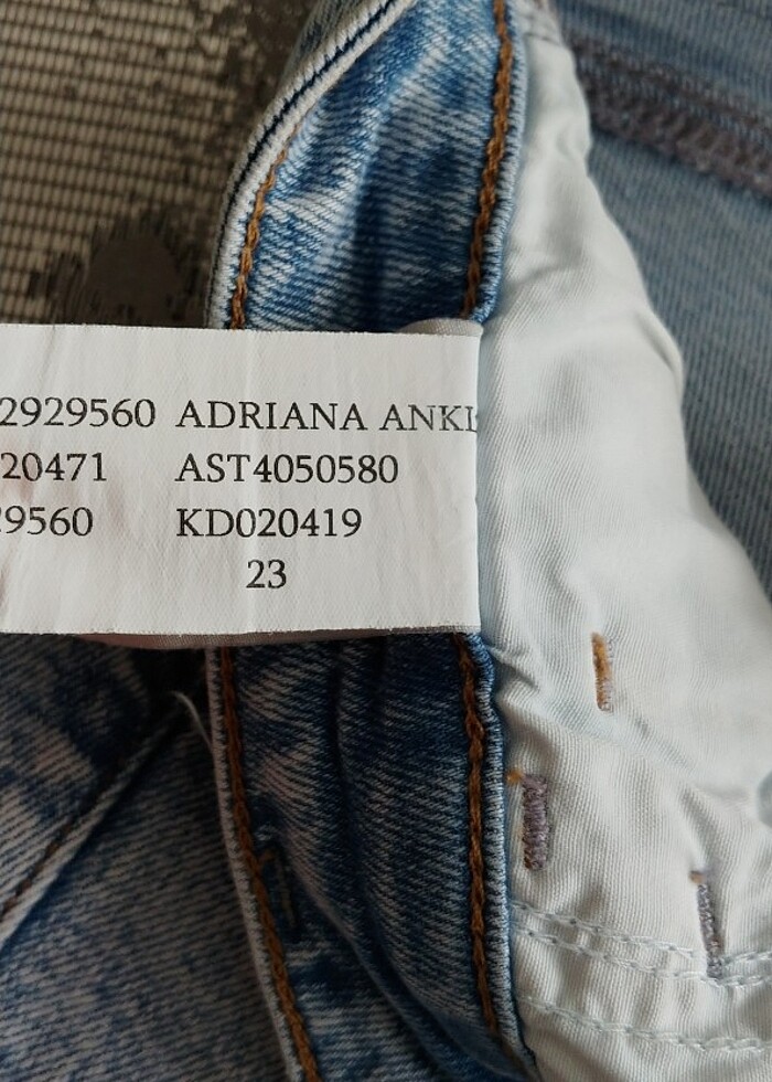 Mavi jeans kot pantolon - Görsel 3