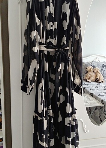 Uzun şifon elbise - Görsel 2