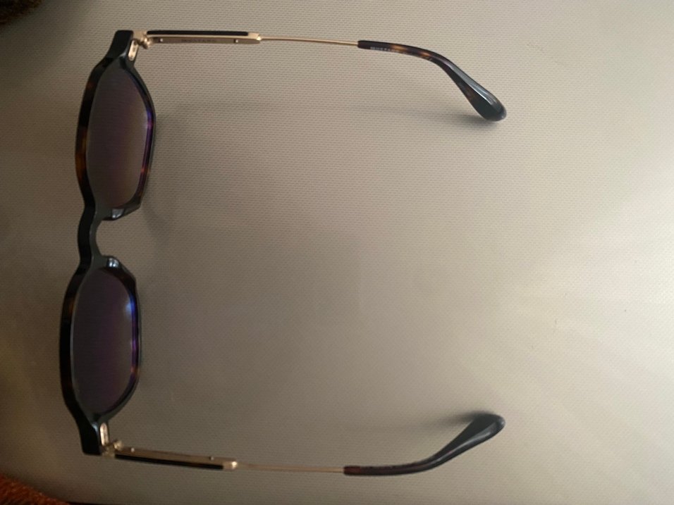 Şeffaf Kahverengi Minimalist Kadın Güneş Gözlüğü - Görsel 3