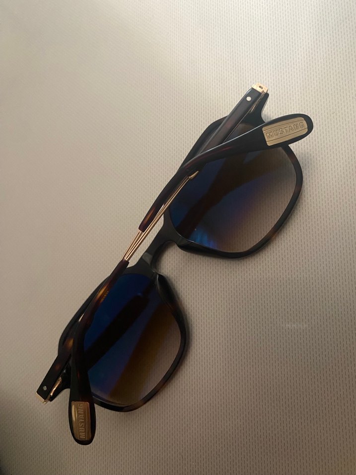 Şeffaf Kahverengi Minimalist Kadın Güneş Gözlüğü - Görsel 2