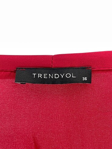 36 Beden kırmızı Renk Trendyol & Milla Uzun Elbise %70 İndirimli.