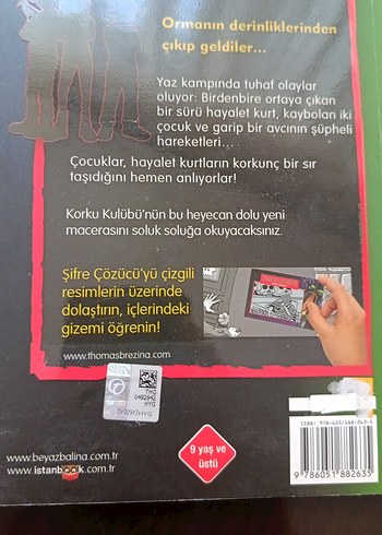  Beden Renk Korku Kulübü Çocuk Kitapları Seti