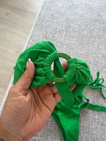 34 Beden yeşil Renk Bikini takım 34 beden