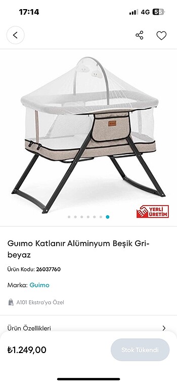 GUIMO KATLANIR ALIMINYUM BEŞİK