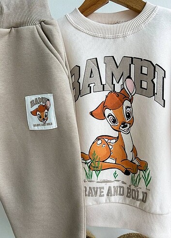 Zara BAMBİ kız çocuk eşofman takımı 