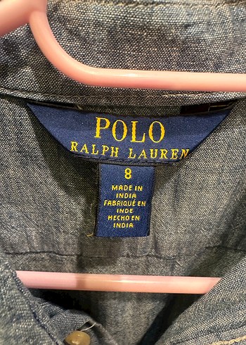 Ralph Lauren Kız Çocuk Denim Kolsuz Elbise