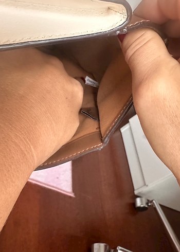 Kahverengi Deri Kadın Cüzdanı coach markalı - Görsel 6