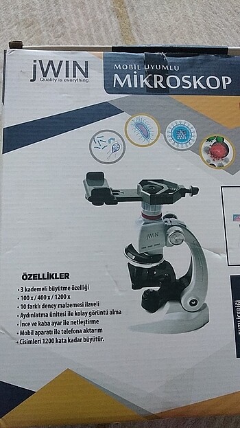  Beden Jwin Mobil uyumlu mikroskop 