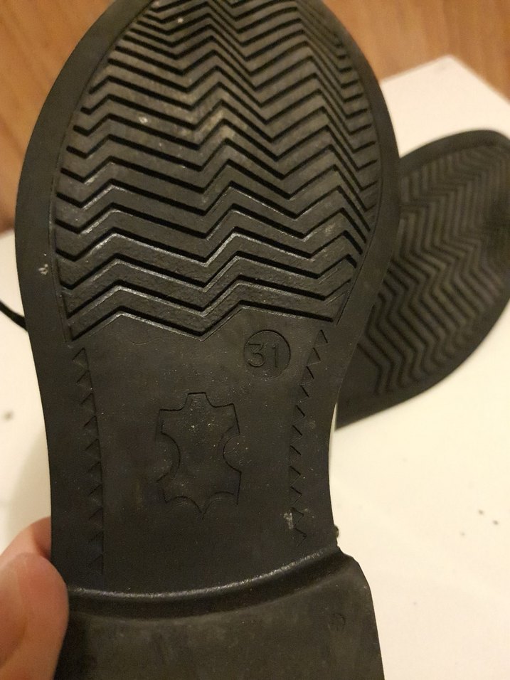 Erkek çocuk Siyah Rugan Bağcıklı Klasik Ayakkabı - Görsel 5