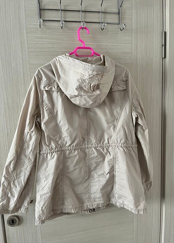 Düğmeli Bej Kadın Ceket - Görsel 3