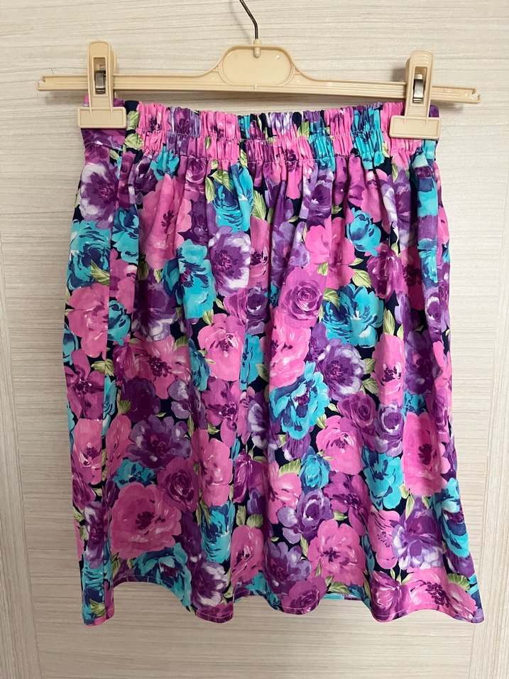 Mi&So Renkli Çiçek Desenli Etek - Görsel 2