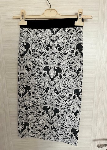 Zara Dantel İşlemeli Etek - Görsel 2