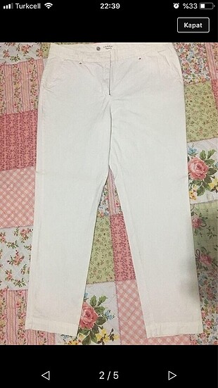 C&A Beyaz likralı pantolon