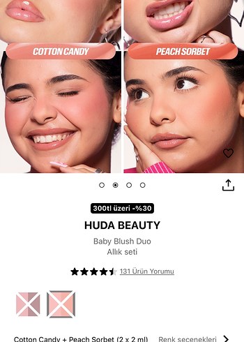 Huda Beauty Mini Likit Allık - Görsel 5