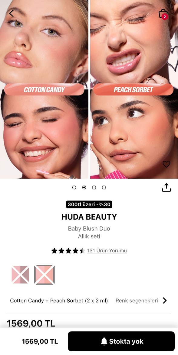 Huda Beauty Mini Likit Allık - Görsel 5