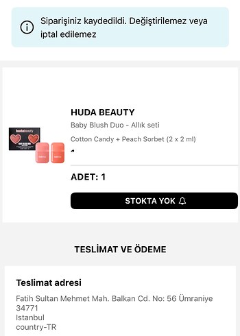 Huda Beauty Peach Sorbet Likit Allık - Görsel 5