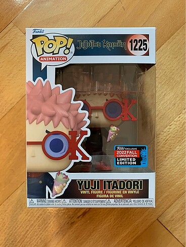 Funko Pop Yuji İtadori Jujutsu Kaisen 1225 Limited Edition