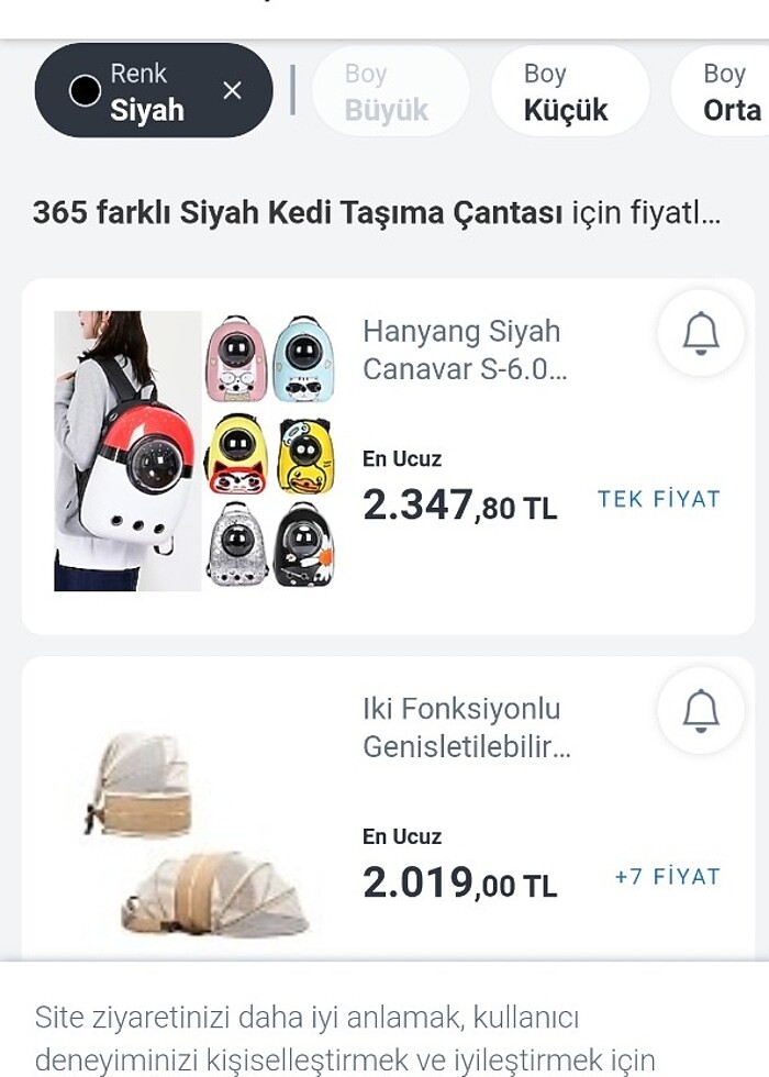 kedi taşıma çantası  - Görsel 3