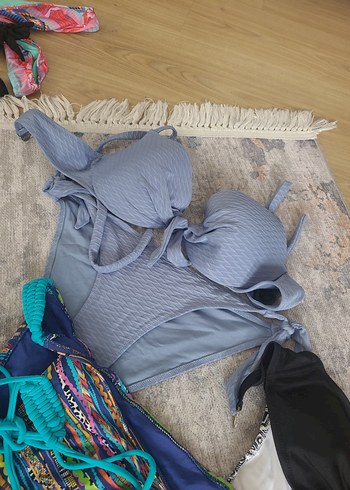 Bohem Mini Bikini Takımı, Bağcıklı Askılı, Tie-Dye - Görsel 4