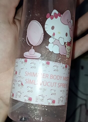  Beden Renk hello kitty vücut spreyi