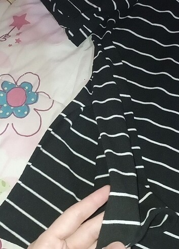 s Beden siyah Renk çizgili siyah t-shirt