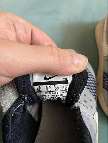 22 Beden gri Renk Nike bebek spor ayakkabı