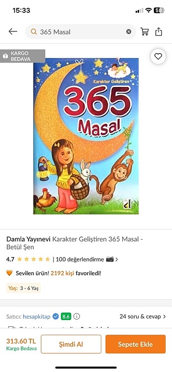  Masal kitabı