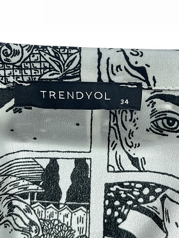 34 Beden çeşitli Renk Trendyol & Milla Gömlek %70 İndirimli.