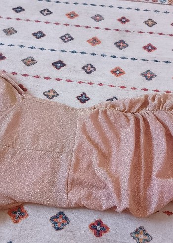 Diğer toz Pembe mini elbise