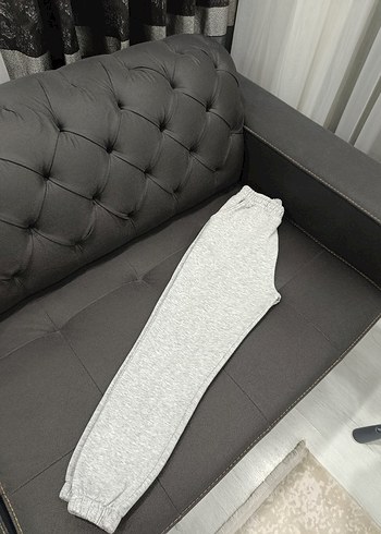 Gri Rahat Kesim Kadın Eşofman Altı - Görsel 2