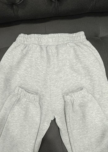 Gri Rahat Kesim Kadın Eşofman Altı - Görsel 3