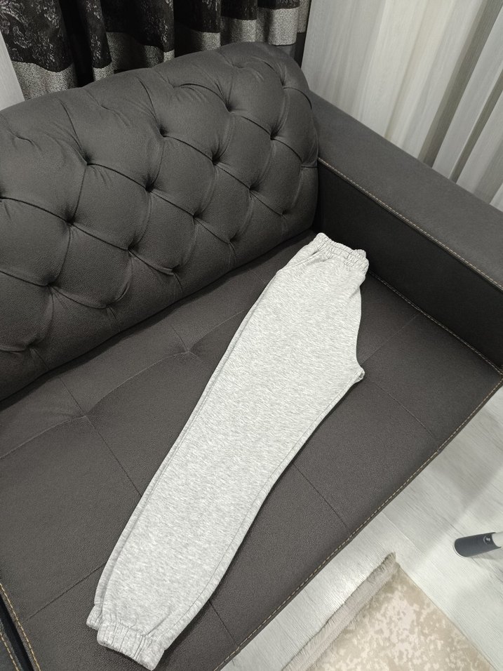 Gri Rahat Kesim Kadın Eşofman Altı - Görsel 2