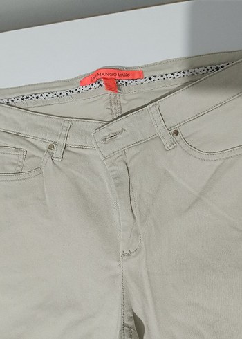 mango keten pantolon - Görsel 3