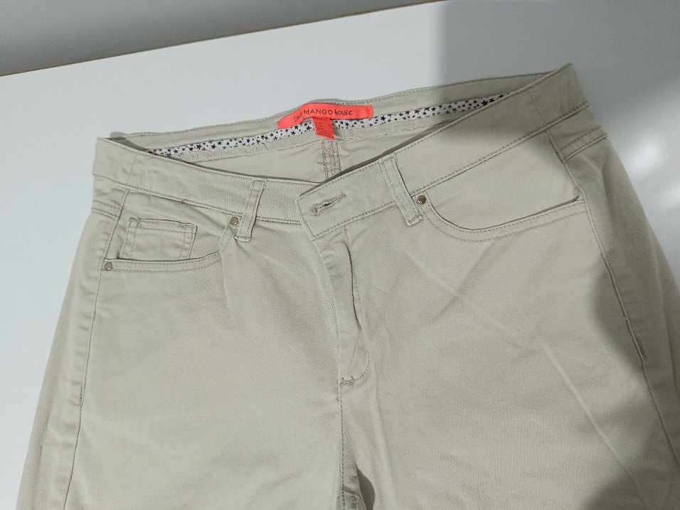 mango keten pantolon - Görsel 3