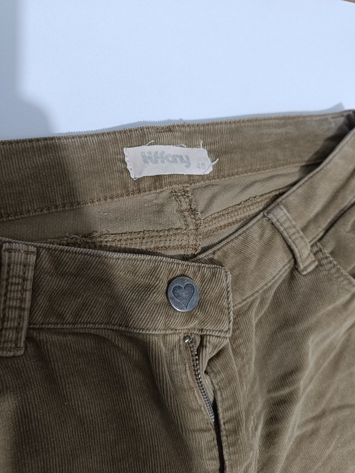 Tiffany kadife pantolon - Görsel 3