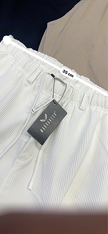 Fitilli baggy kalıp pantolon